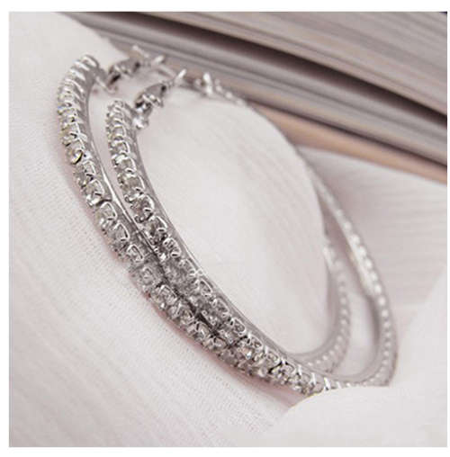 ** Attractive ** Flashing **SissyGirls** Simulated Diamond Imported Earrings