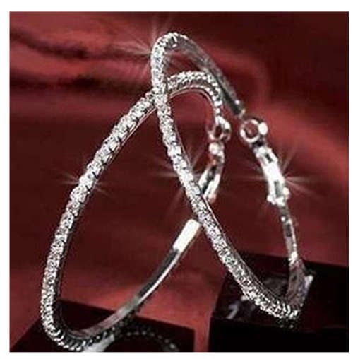 ** Attractive ** Flashing **SissyGirls** Simulated Diamond Imported Earrings