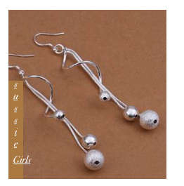 Stylish Imported 925 Sterling Silver Filled Earrings