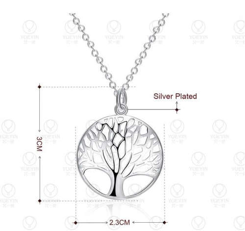 Fancy (SISSYGIRLS) 925 Sterling Silver Tree Of Life Pendant Imported Filled Jewelry FOR Imaan Titus