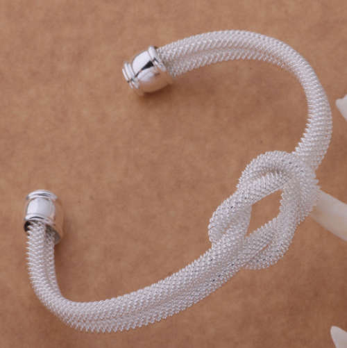 Classy 925 Sterling Silver Mesh Bangle/Bracelet Internationally Imported Filled Jewellery