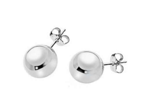 Petite Yet Sexy -- SissyGirls-- 925 STERLING SILVER Ball Stud Earrings Imported Filled Jewellery