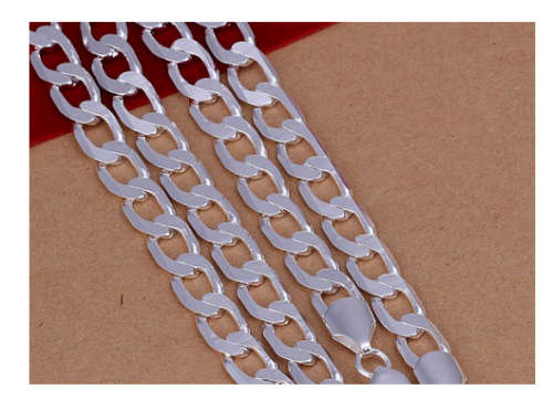 Impressive 925 Sterling Silver Imported Filled Unisex Neck Chain with 925 Marking