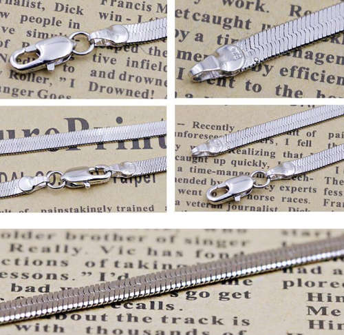 Elegant 925 Sterling Silver Imported Filled Neck Chain