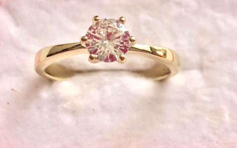 Popular **SISSYGIRLS** 1.2ct Sim. Diamond Ring Imported