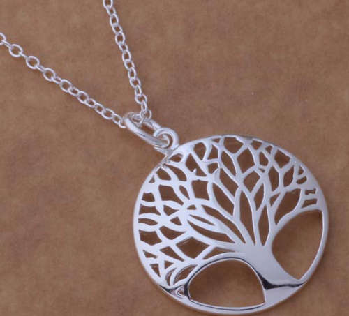 Fancy (SISSYGIRLS) 925 Sterling Silver Tree Of Life Pendant Imported Filled Jewelry