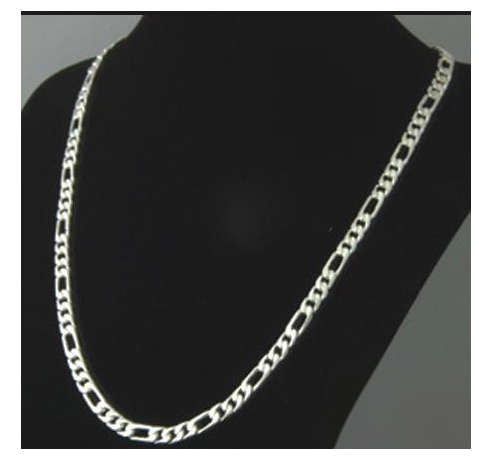 Quality Figaro Unisex 316L Stainless Steel 4mm Imported Neck Chain