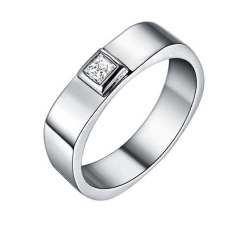 Amazing Sim Diamond Set in 925 Sterling Silver Ring Imported Filled Jewellery