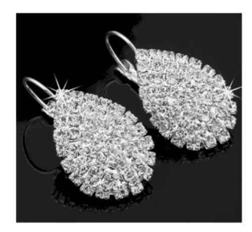 Dazzling Bridal Crystals Imported Dangling Earrings