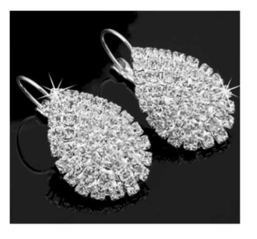 **Back By Popular Demand **Dazzling Bridal Crystals Imported Dangling Earrings