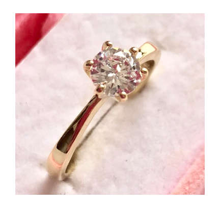 Popular **SISSYGIRLS** 1.2ct Sim. Diamond Ring Imported