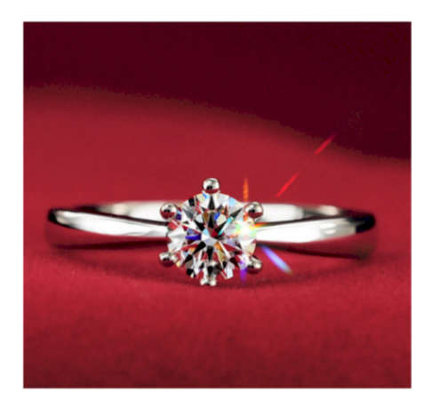 Popular 1.2ct Sim. Diamond Set in 925 Sterling Silver Imported Filled Ring