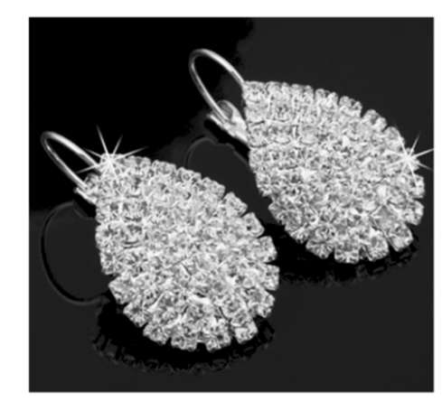 Dazzling Bridal Crystals Imported Dangling Earrings