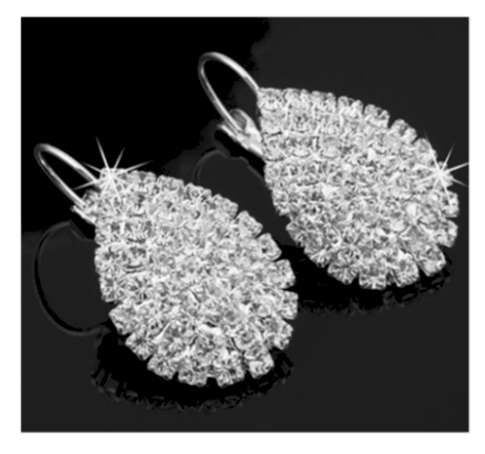 **Back By Popular Demand **Dazzling Bridal Crystals Imported Dangling Earrings