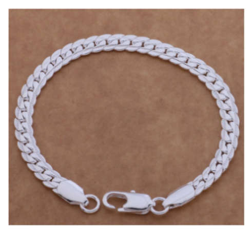 Exquisite 925 Sterling Silver Bracelet Imported Quality Filled Jewellery