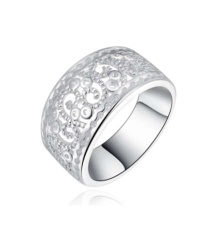 Attractive **New Arrival** 925 Sterling Silver Detailed Engagement/Wedding Band Imported Filled