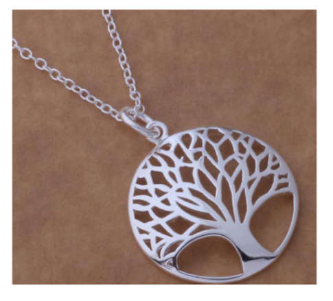 Fancy (SISSYGIRLS) 925 Sterling Silver Tree Of Life Pendant Imported Filled Jewelry