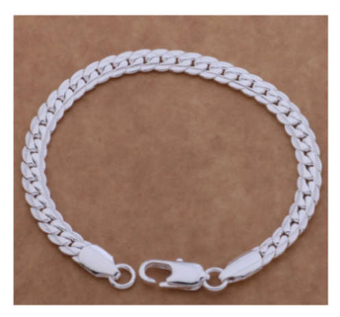 Exquisite 925 Sterling Silver Bracelet Imported Quality Filled Jewellery