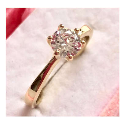 Popular **SISSYGIRLS** 1.2ct Sim. Diamond Ring Imported