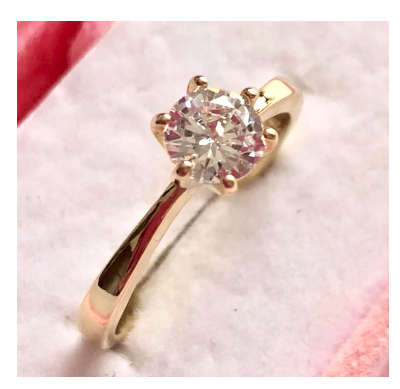 Popular **SISSYGIRLS** 1.2ct Sim. Diamond Ring Imported