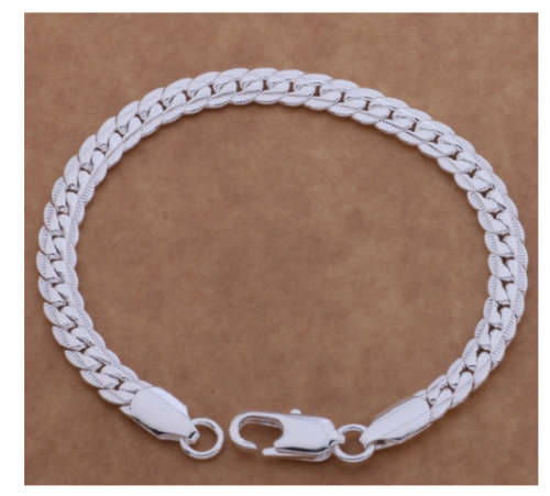 Exquisite 925 Sterling Silver Bracelet Imported Quality Filled Jewellery