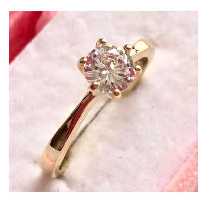 Popular **SISSYGIRLS** 1.2ct Sim. Diamond Ring Imported