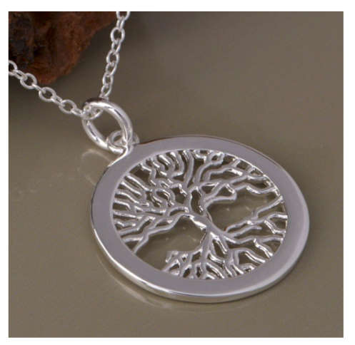 Fancy New Arrival (SISSYGIRLS) 925 Sterling Silver Tree Of Life Pendant Imported Filled Jewellery