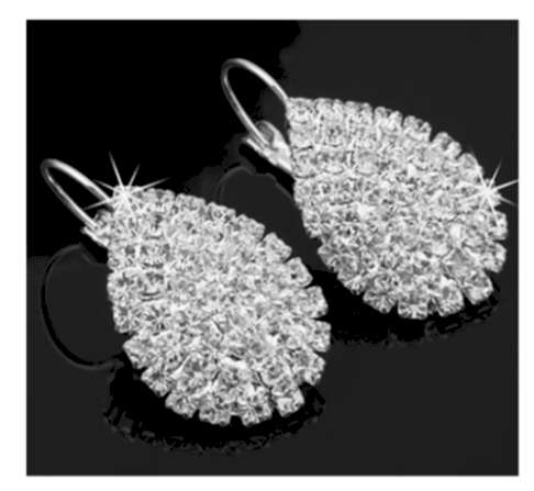 **Back By Popular Demand **Dazzling Bridal Crystals Imported Dangling Earrings