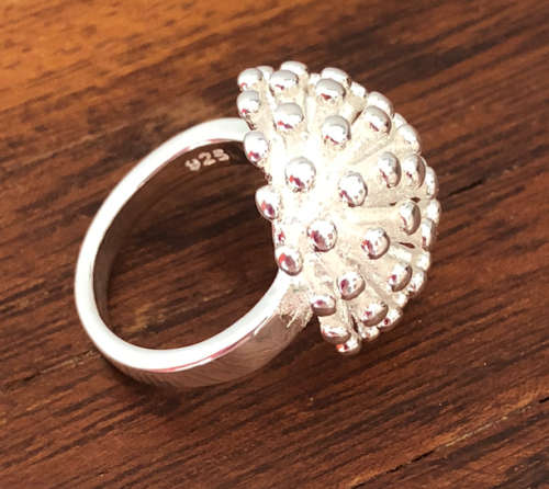 Stylish Quality 925 Sterling Silver Cluster Ring Imported Filled Jewellery