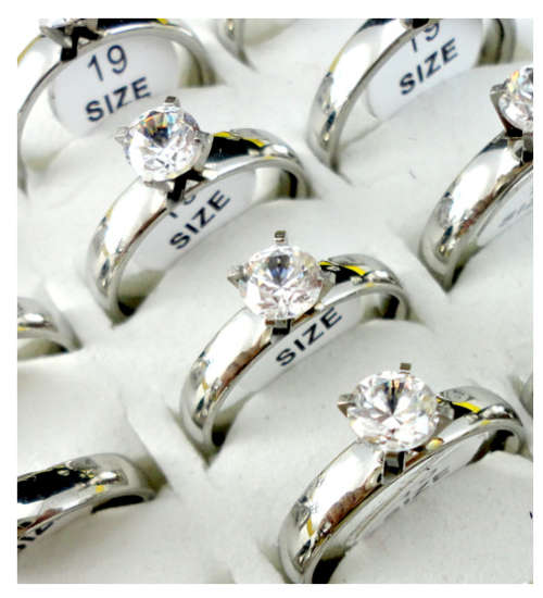 Quality Sammy 316L Solitaire Cr Diamond Engagement Ring