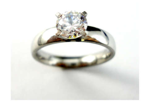 Quality Sammy 316L Solitaire Cr Diamond Engagement Ring