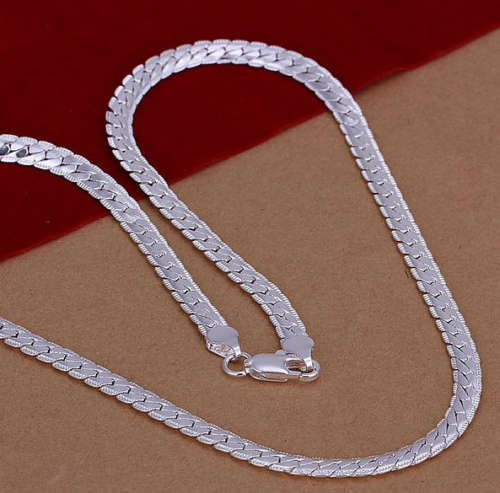 Sexy and Sassy Unisex 925 Sterling Silver Neck Chain Imported Filled Jewellery