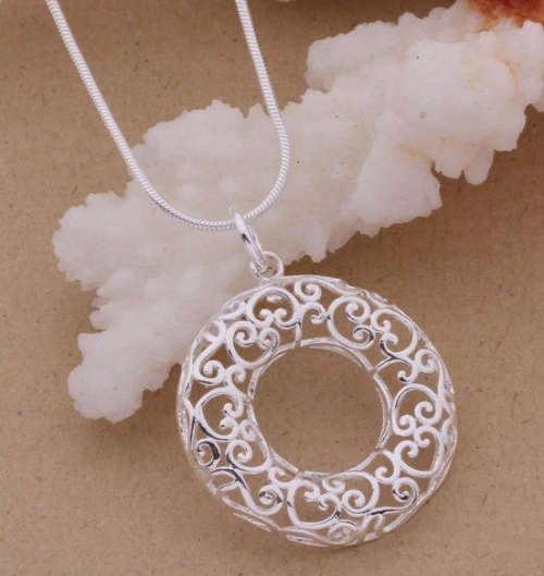 Eye Catching 925 Sterling Silver Pendant with Free Matching 925 Chain Imported Filled Jewellery