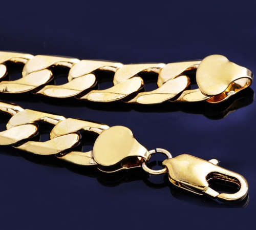 Flashing 18ct Gold filled Unisex Imported Neck Chain