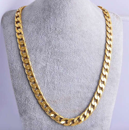 Flashing 18ct Gold filled Unisex Imported Neck Chain