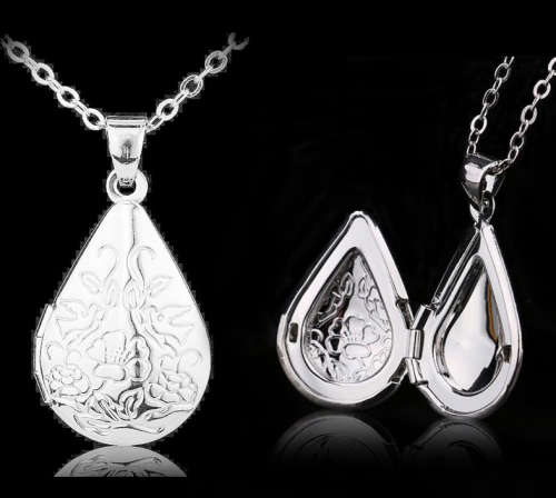 High Fashion 925 Sterling Silver Locket with Free Neck Chain Imported Filled Jewellery