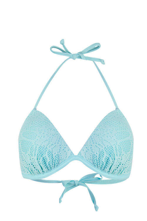 Crochet  Aqau Bikini Set