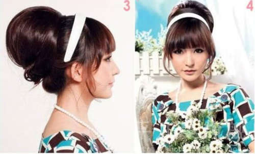 Hair Bun Wig Extension Hairpiece Bun Chignon  ( BLONDE) Q 3 /613#