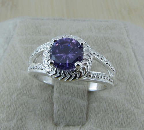 @@@@ ROYAL AMETHYST ENGAGEMENT RING @@@@@