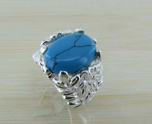 @@@@ GORGEOUS TURQUOISE  SET IN 925 STERLING SILVER @@@@