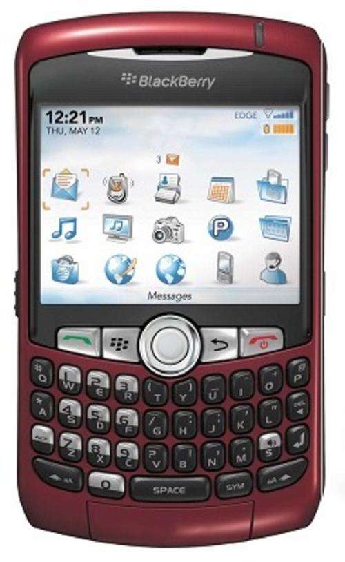 GENUINE Blackberry 8310 Curve with accessories BBM Smartphone  RED