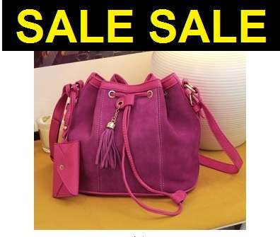 PINK REFURBISHED  COW  LEATHER  HANDBAG
