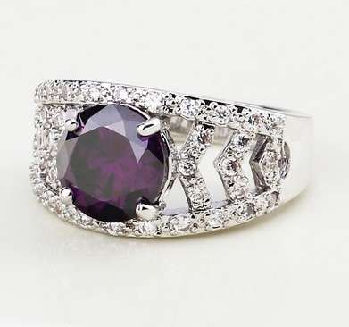 Sparkling Handmade Mystic Topaz Set in Dazzling 925 Silver Ring #Size 8