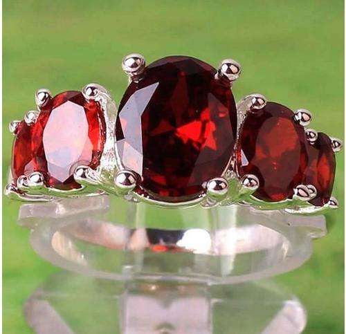 Absolutely Stunning Cr. Delhi India Ruby Manik Ring #Size 7/17 mm