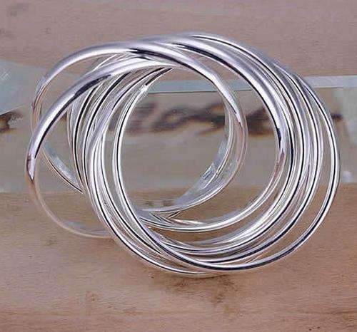 ** Quality ** 5 in 1 925 Silver Russians Wedding Ring # Size 8