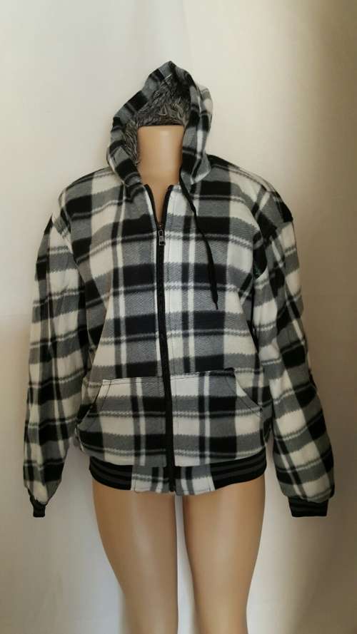 Hooded Jacket with warm lining - Sizes L and XL