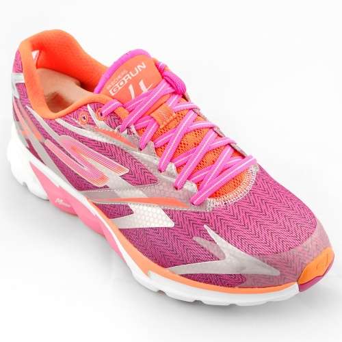 Original SKECHERS - Go Run 4 Hot Pink / Orange - Size 4