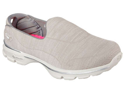 Original SKECHERS - Go Walk 3 SuperSock 3 Stone - Sizes 3, 4, 5, 6, 7, 8