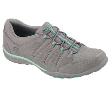 Original SKECHERS - Breathe Easy Imagine Grey - Sizes 3, 4, 5, 6, 7, 8
