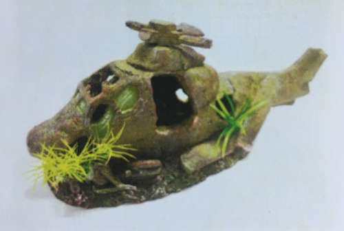 Ornament - Sunken Helicopter